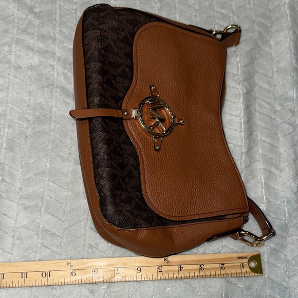 Michael Kors Tan and Brown Crossbody Bag - Picture 12 of 12